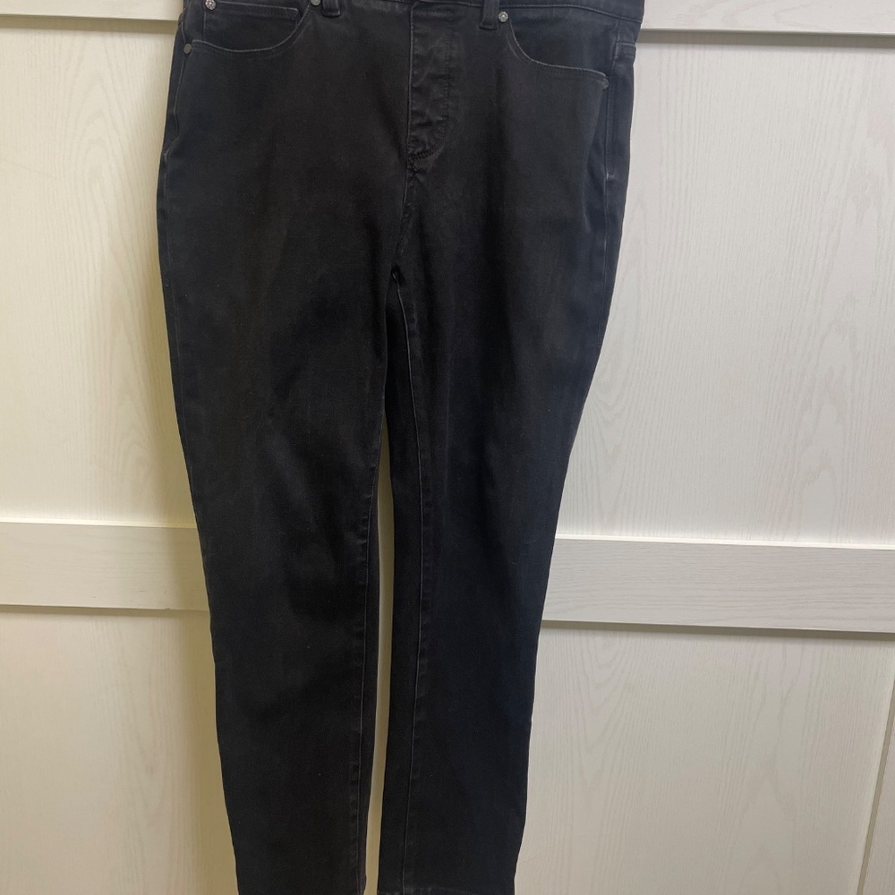 Soft Surrounding Black Pull On One Button Jeans